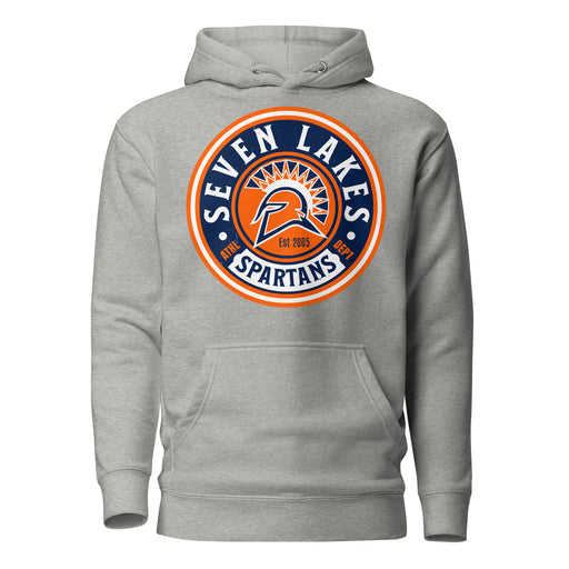 Seven Lakes High School Spartans Grey Premium Unisex Hoodie 220