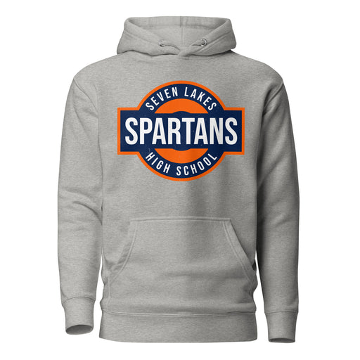 Seven Lakes High School Spartans Grey Premium Unisex Hoodie 011