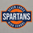 Close-up view of Seven Lakes High School Spartans Grey Premium Unisex Hoodie 011