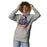 Woman wearing Seven Lakes High School Spartans Grey Premium Unisex Hoodie 219