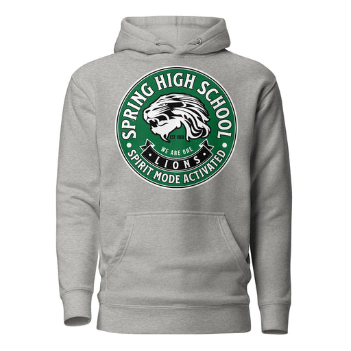 Spring High School Lions Grey Premium Unisex Hoodie 215