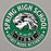 Close-up view of Spring High School Lions Grey Premium Unisex Hoodie 215