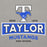 Close-up view of Taylor High School Mustangs Grey Premium Unisex Hoodie 202