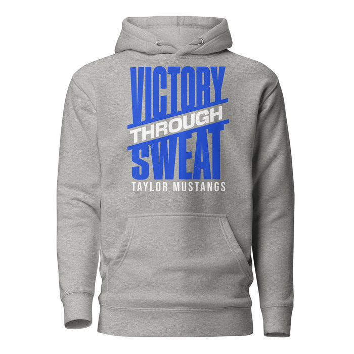 Taylor High School Mustangs Grey Premium Unisex Hoodie 241