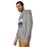 Man wearing Taylor High School Mustangs Grey Premium Unisex Hoodie 227