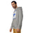 Man wearing Taylor High School Mustangs Grey Premium Unisex Hoodie 223