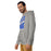 Man wearing Taylor High School Mustangs Grey Premium Unisex Hoodie 241