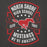 Close-up view of North Shore High School Mustangs Dark Heather Grey Premium Unisex Hoodie 207
