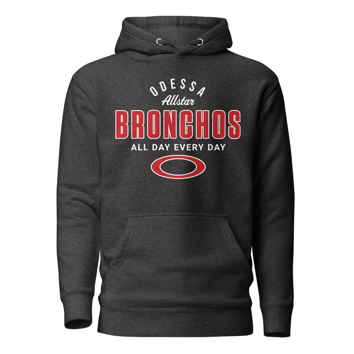Odessa High School Bronchos Dark Grey Premium Unisex Hoodie 040
