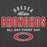 Close-up view of Odessa High School Bronchos Dark Grey Premium Unisex Hoodie 040