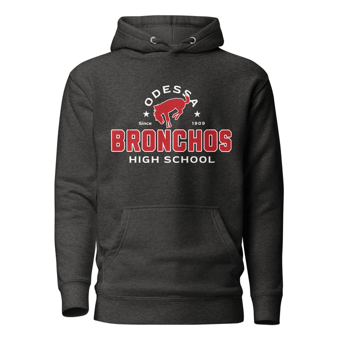 Odessa High School Bronchos Dark Grey Premium Unisex Hoodie 222
