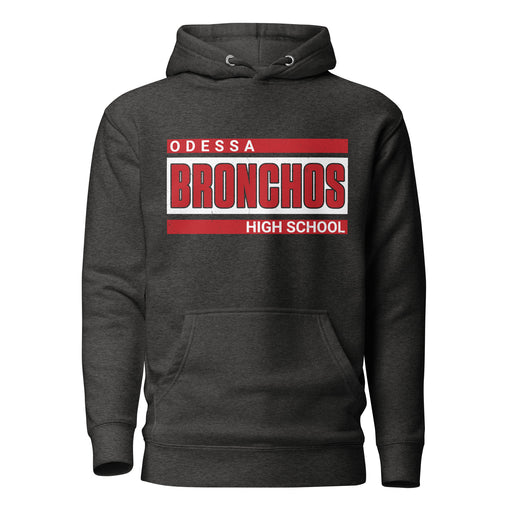 Odessa High School Bronchos Dark Grey Premium Unisex Hoodie 098