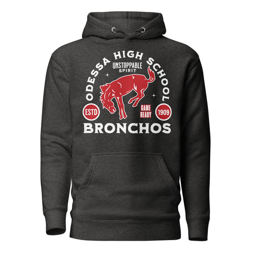 Odessa High School Bronchos Dark Grey Premium Unisex Hoodie 208