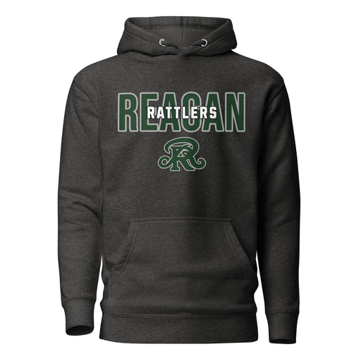 Reagan High School Rattlers Dark Grey Premium Unisex Hoodie 227