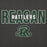 Close-up view of Reagan High School Rattlers Dark Grey Premium Unisex Hoodie 227