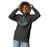 Woman wearing Reagan High School Rattlers Dark Grey Premium Unisex Hoodie 222