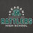 Close-up view of Reagan High School Rattlers Dark Grey Premium Unisex Hoodie 222