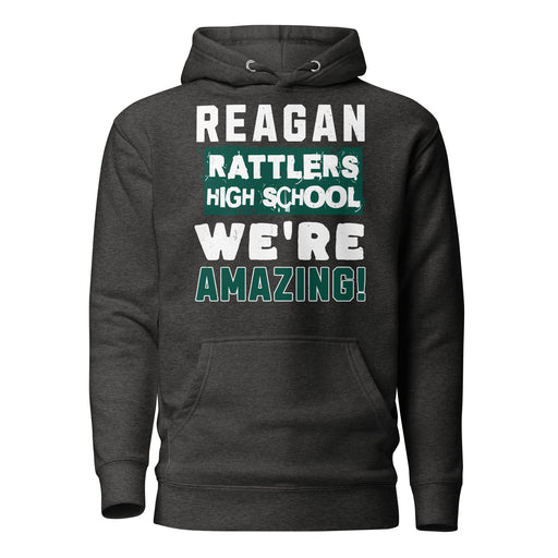 Reagan High School Rattlers Dark Grey Premium Unisex Hoodie 231