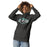 Woman wearing Reagan High School Rattlers Dark Grey Premium Unisex Hoodie 009
