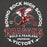 Close-up view of Round Rock High School Dragons Dark Grey Premium Unisex Hoodie 206