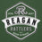 Close-up view of Reagan High School Rattlers Forest Green Unisex Hoodie 209