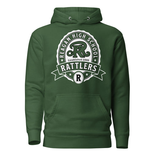 Reagan High School Rattlers Forest Green Unisex Hoodie 212
