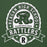 Close-up view of Reagan High School Rattlers Forest Green Unisex Hoodie 212