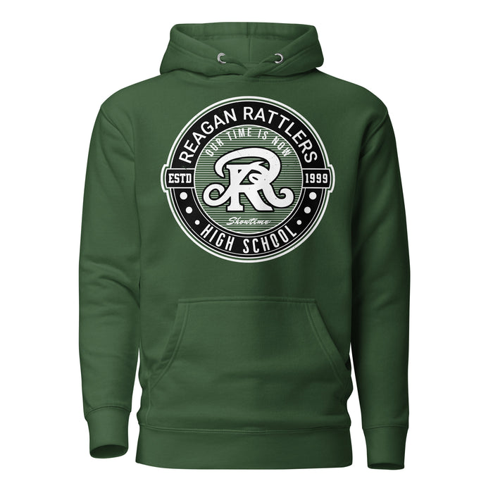 Reagan High School Rattlers Forest Green Unisex Hoodie 224