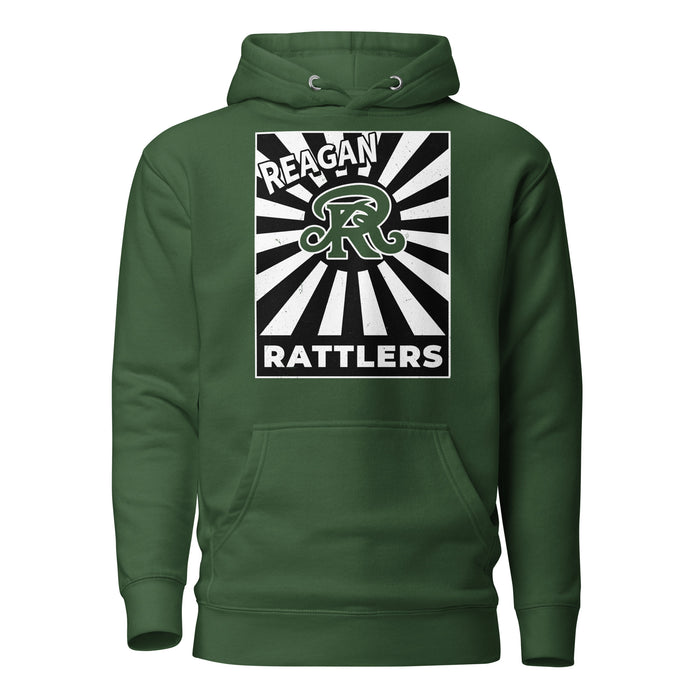 Reagan High School Rattlers Forest Green Unisex Hoodie 226
