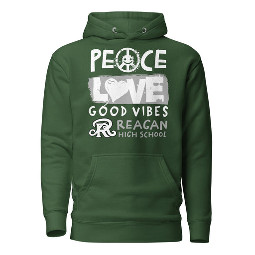 Reagan High School Rattlers Forest Green Unisex Hoodie 240