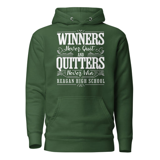 Reagan High School Rattlers Forest Green Unisex Hoodie 237