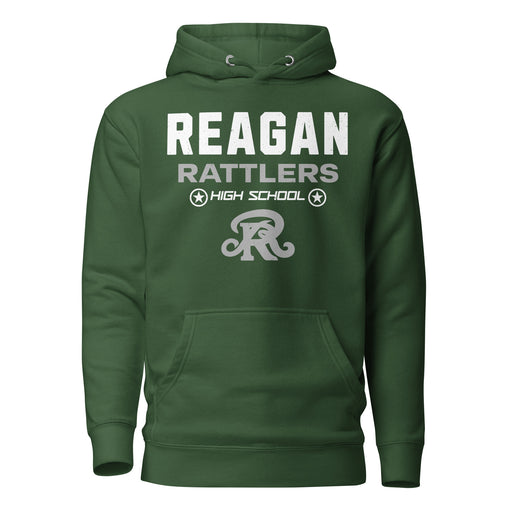 Reagan High School Rattlers Forest Green Premium Unisex Hoodie 003