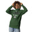 Woman wearing Spring High School Lions Forest Green Premium Unisex Hoodie 034
