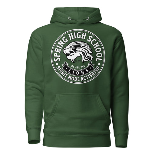 Spring High School Lions Forest Green Premium Unisex Hoodie 215