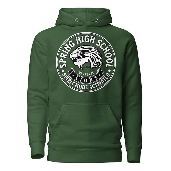 Spring High School Lions Forest Green Premium Unisex Hoodie 215