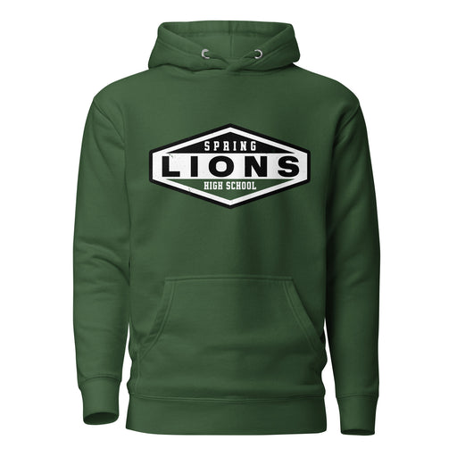 Spring High School Lions Forest Green Premium Unisex Hoodie 009