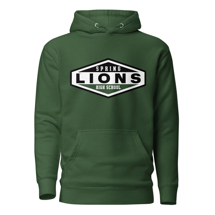 Spring High School Lions Forest Green Premium Unisex Hoodie 009