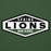 Close-up view of Spring High School Lions Forest Green Premium Unisex Hoodie 009