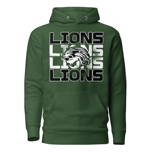 Spring High School Lions Forest Green Premium Unisex Hoodie 233