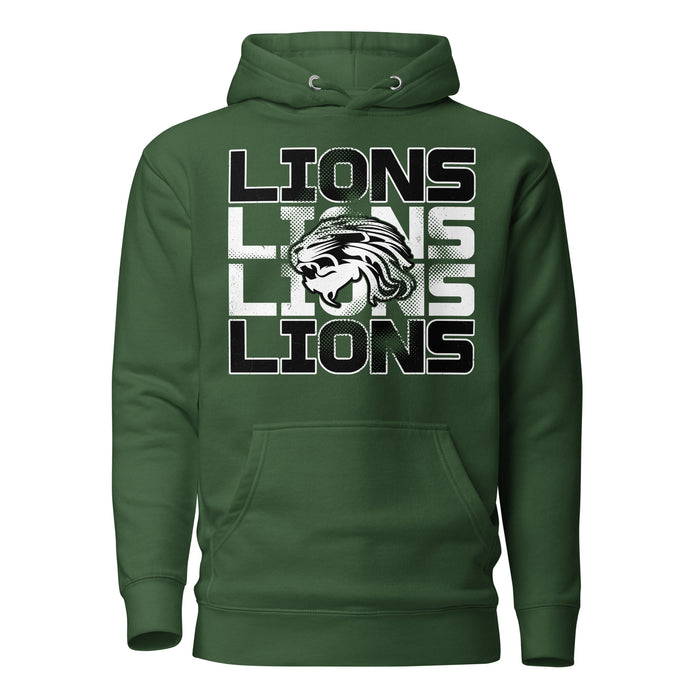 Spring High School Lions Forest Green Premium Unisex Hoodie 233
