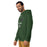 Man wearing Spring High School Lions Forest Green Premium Unisex Hoodie 034