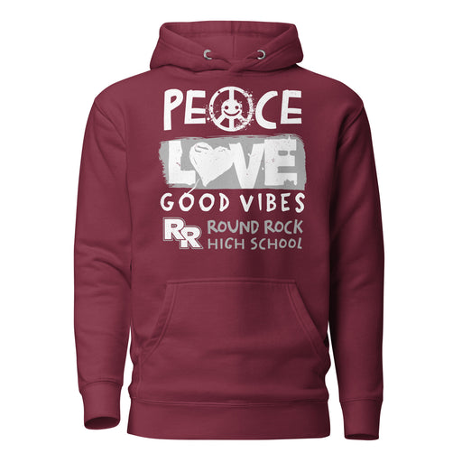 Round Rock High School Dragons Maroon Premium Unisex Hoodie 240