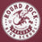 Close-up view of Round Rock High School Dragons Maroon Premium Unisex Hoodie 215
