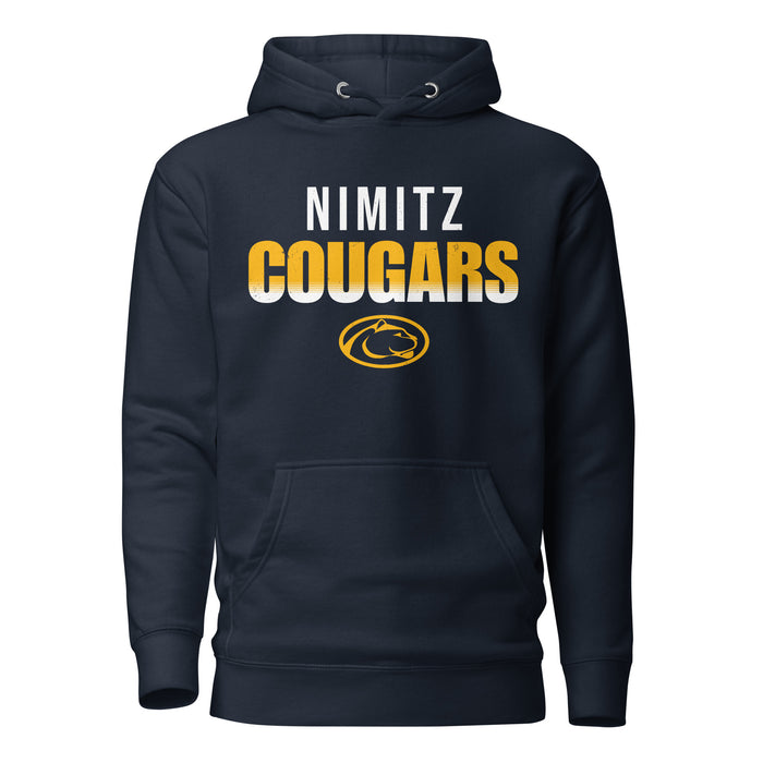 Nimitz High School Cougars Navy Blue Premium Unisex Hoodie 024