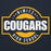 Close-up view of Nimitz High School Cougars Navy Blue Premium Unisex Hoodie 011