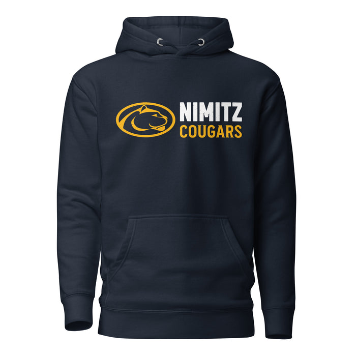 Nimitz High School Cougars Navy Blue Premium Unisex Hoodie 200