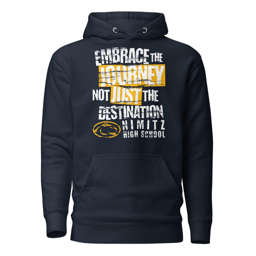 Nimitz High School Cougars Navy Blue Premium Unisex Hoodie 232