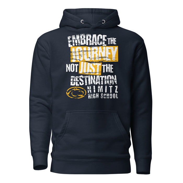Nimitz High School Cougars Navy Blue Premium Unisex Hoodie 232