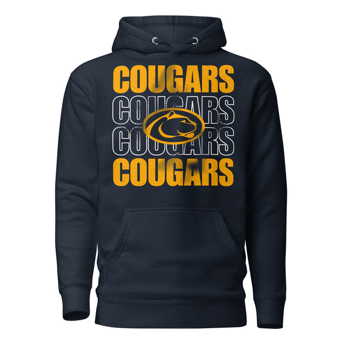 Nimitz High School Cougars Navy Blue Premium Unisex Hoodie 233