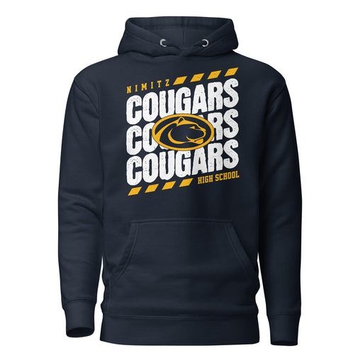 Nimitz High School Cougars Navy Blue Premium Unisex Hoodie 223